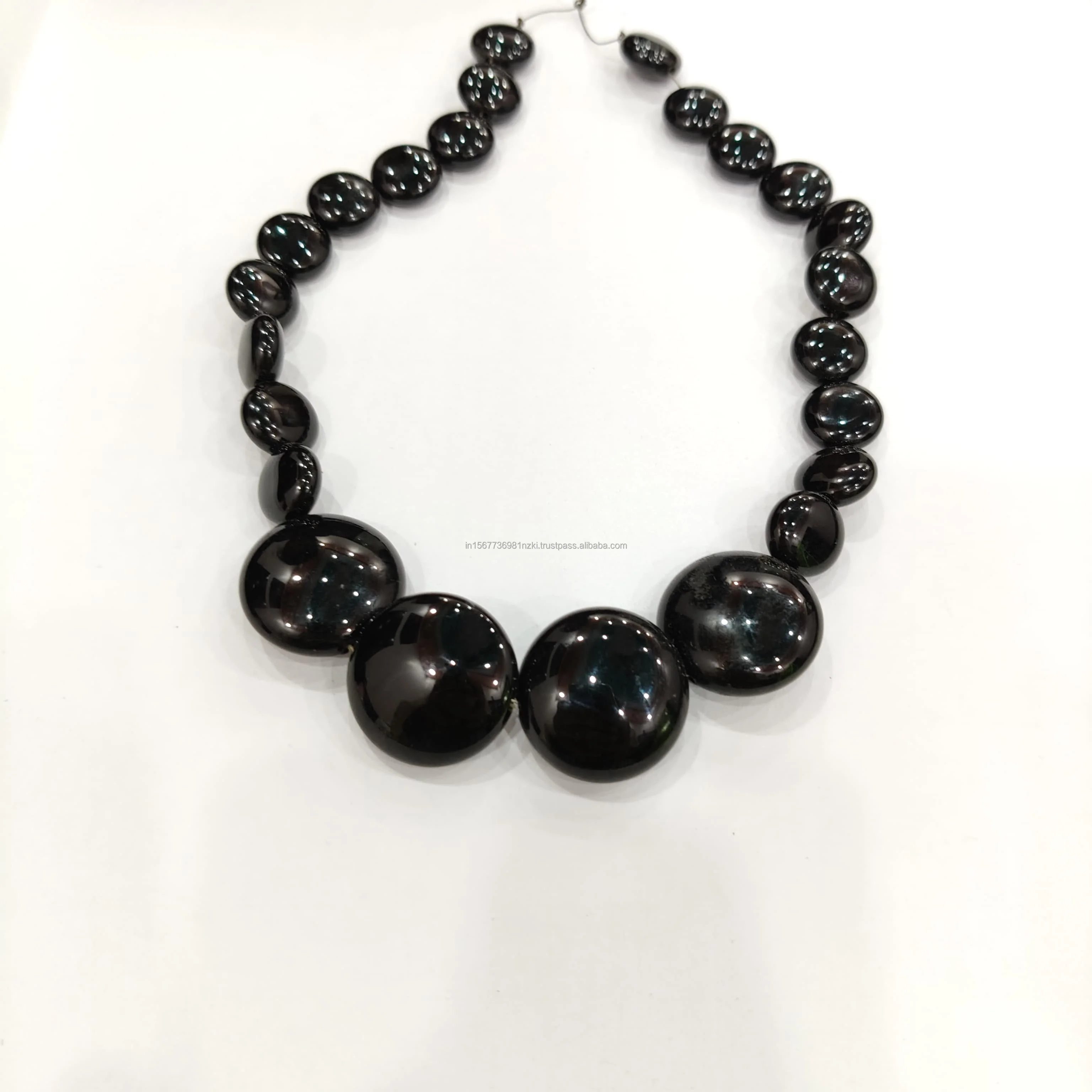 Good Quality Best Selling Matt Finish Natural Loose Beads Gemstone Black Onyx Matt  Beads Manufacturer Hand Made Making Jewelry