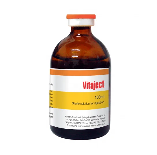 Vemedim Vietnam Vet GMP factory Multivitamin injection for Dog, Cat Vitaject Guaranteed quality