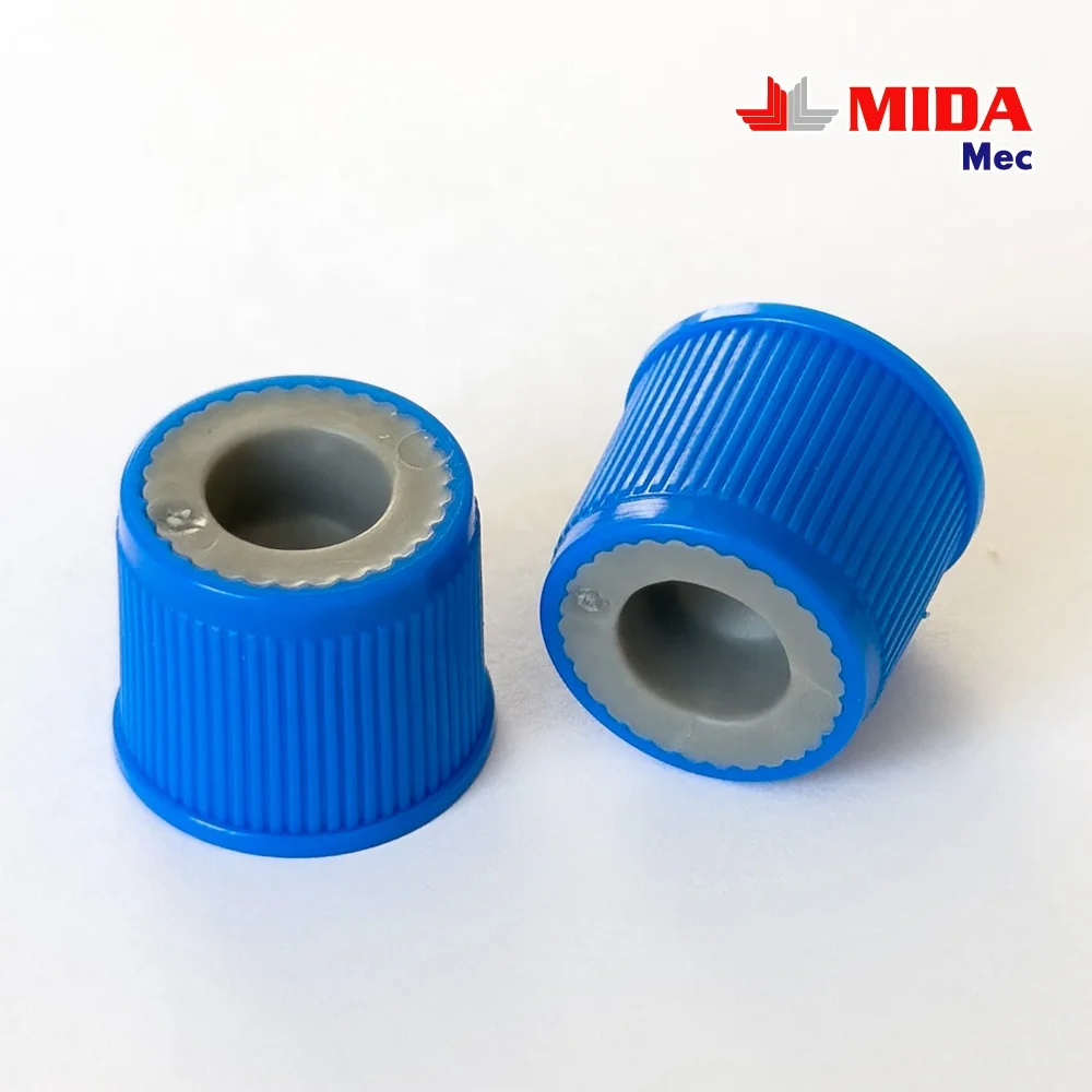 MIDAMEC Double Color Rubber Stopper Plastic Laboratory Disposable