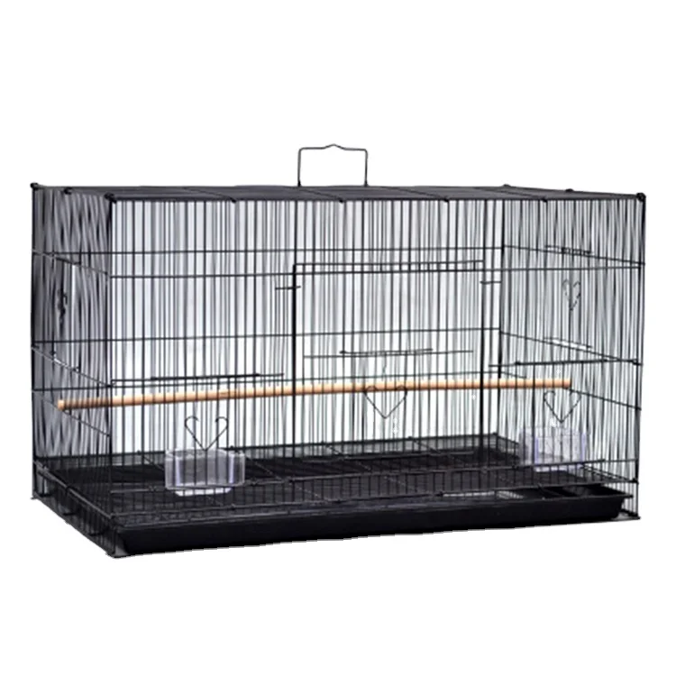 [Elosung] Free Shipping Stainless Steel Bird Cage - Collapsible, Large, For Lovebird & Macaw Breeding, Big Size, 1pc For Sale