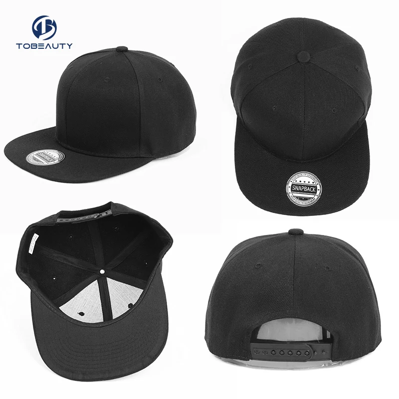 Plain Blank Adjustable Classic Snapback Baseball Hat Cap Street Style Unisex Vintage 3D Embroidery Logo Baseball Caps For Men