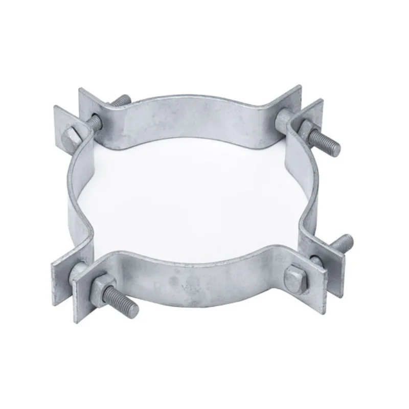Handan Dapeng Power Fittings Hot Dip Galvanized Pole Clip Clamp Pole For 7.5m Or 9m Concrete Steel Clamp