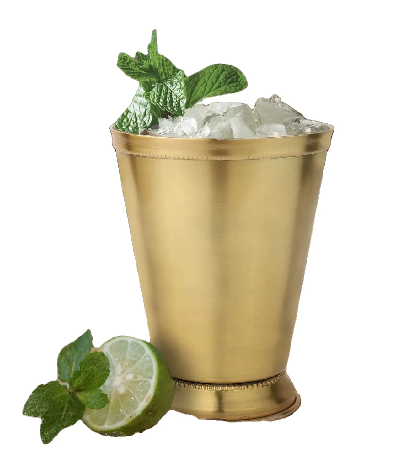 Hot Selling Silver Drinking Mint Julep Cup Mixed Drinks Mojito Cocktail Barware Drinking Bar Party Wedding Accessories