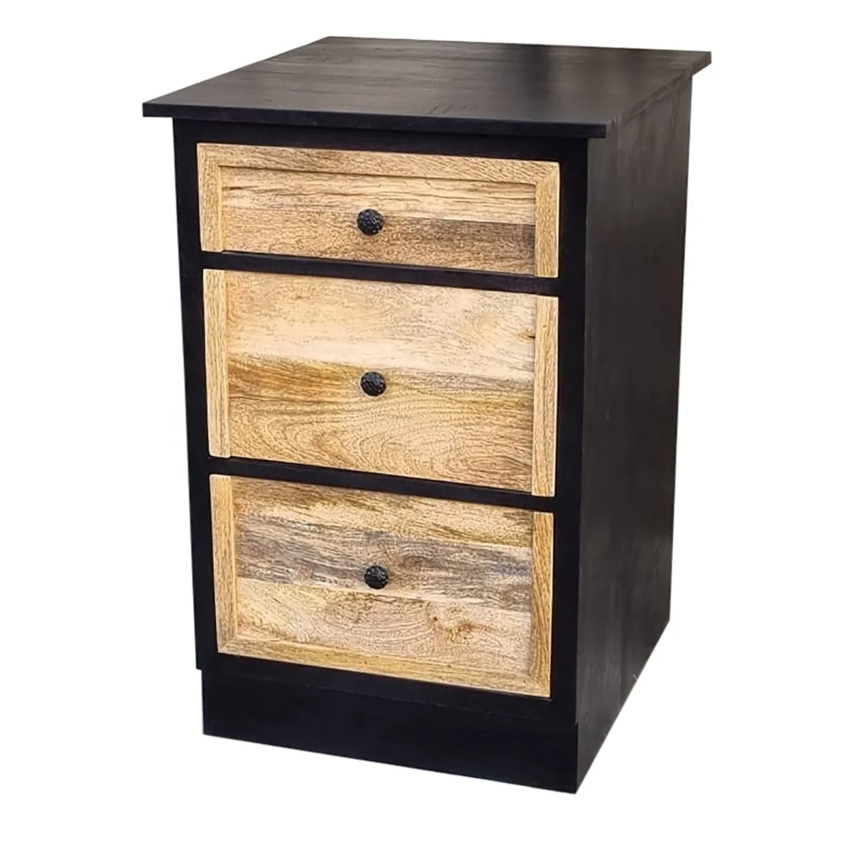 Solid wood waterproof bathroom / kitchen  cabinets set of 3 wooden bathroom furniture