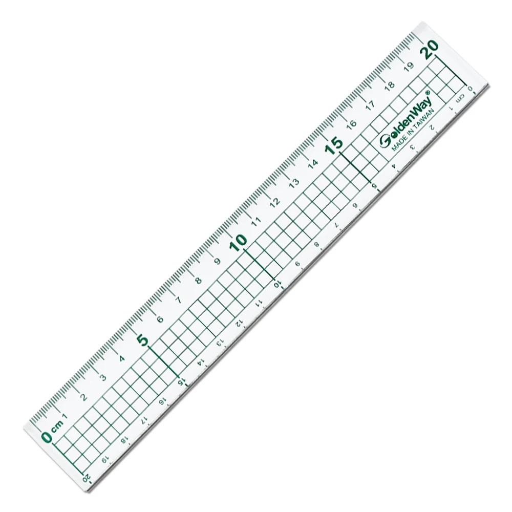Wholesales Transparent School Ruler 30 cm Cutting Ruler