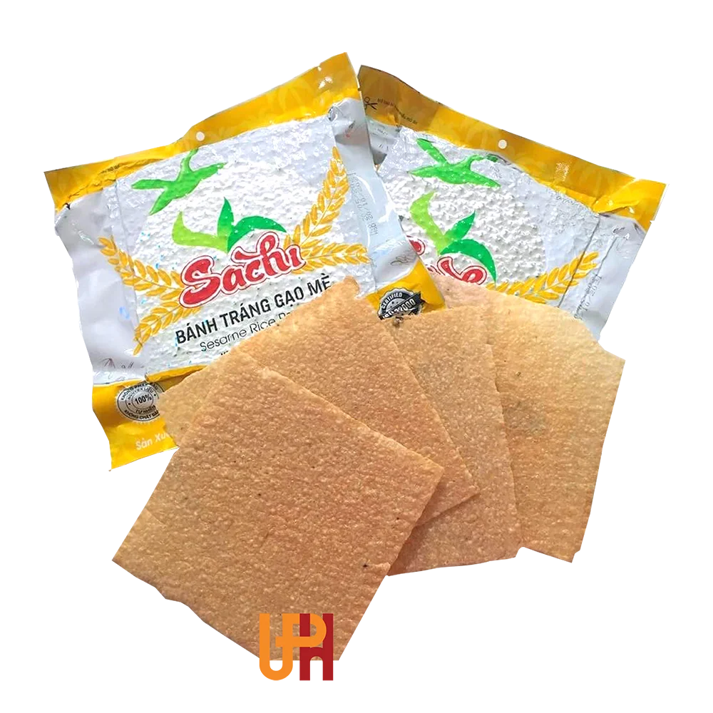 The Best Wholesales Supplier of Vietnamese Rice Paper For Spring Rolls Sachi Baked sesame rice paper cake