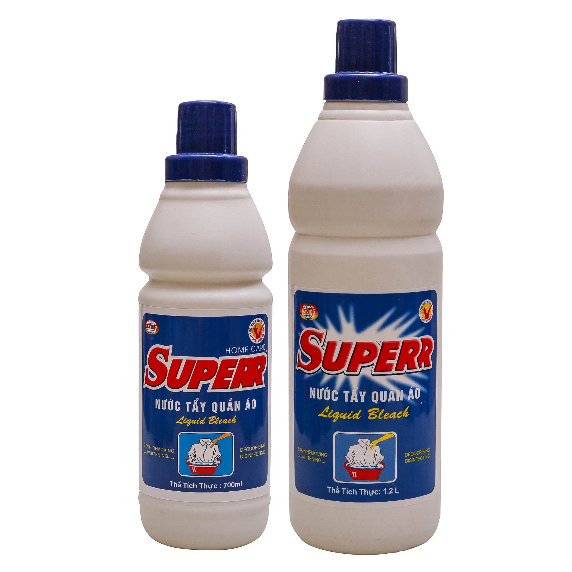 Многоцелевой отбеливатель бренда Superr сделанный во Вьетнаме универсальный отбеливающий раствор для домашнего использования готовый к экспорту 700 мл