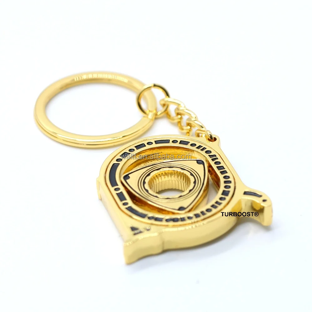 Wankel Keychain Creative Auto Parts Hollow Automotive Engine Spinning Rotary Rotor Keyring Key Chain Keyfob