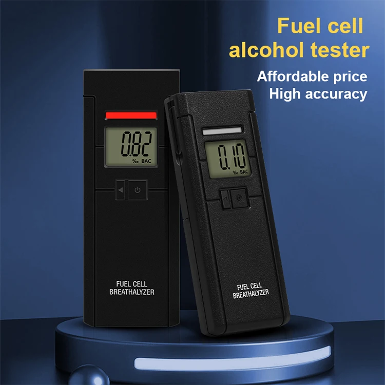 High Accurate Drive Safety Digital Alcohol Detector Fuel Cell Breathalyzers
