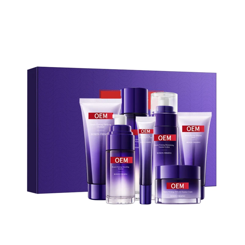 Skin Care Products Set Shrinking Pores Face Toner Spray Serum Cream Skincare Set For Skin