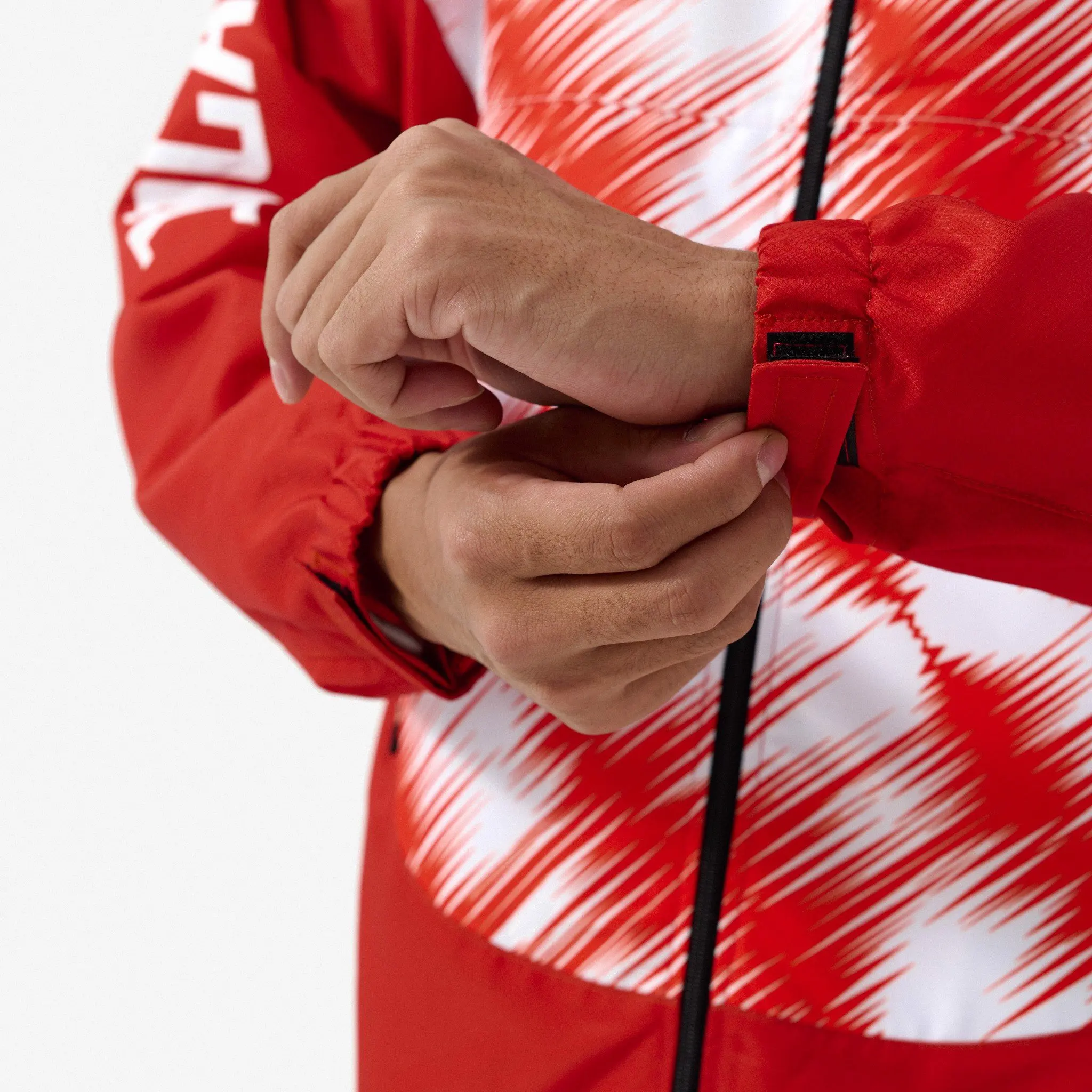 Waterproof custom logo sublimated Jacket  for Men High quality Sportswearsweat shirt durable apparel manufacturer high neck