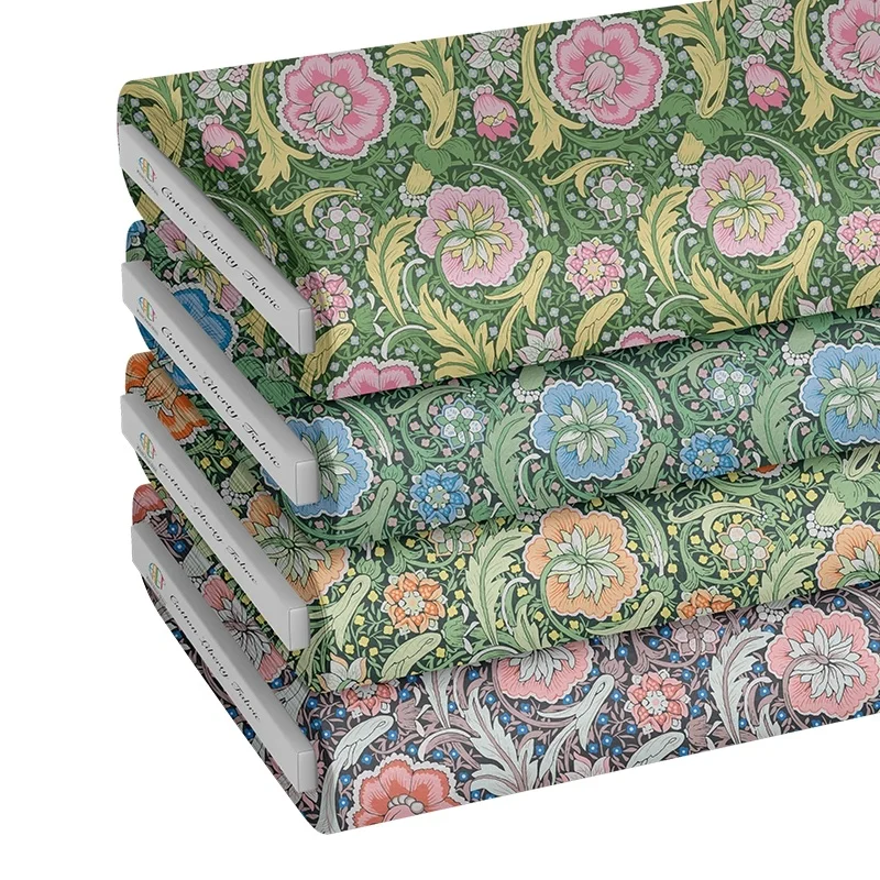 Factory Wholesale Liberty Cotton Fabric Print liberty London Cotton Fabric for Garment