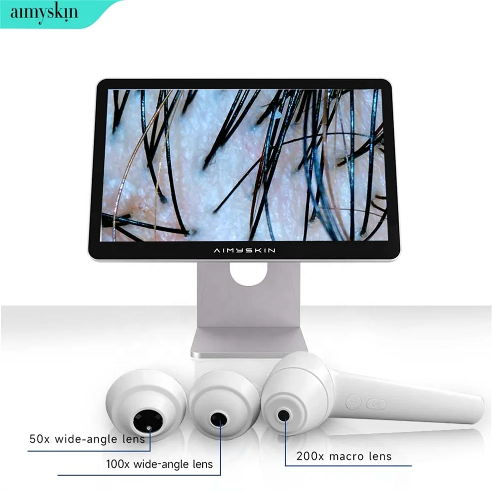 AIMYSKIN Scalp Skin Test Analyser Machine Wi-Fi Hair Scalp Camera Skin Analyzer And Hair