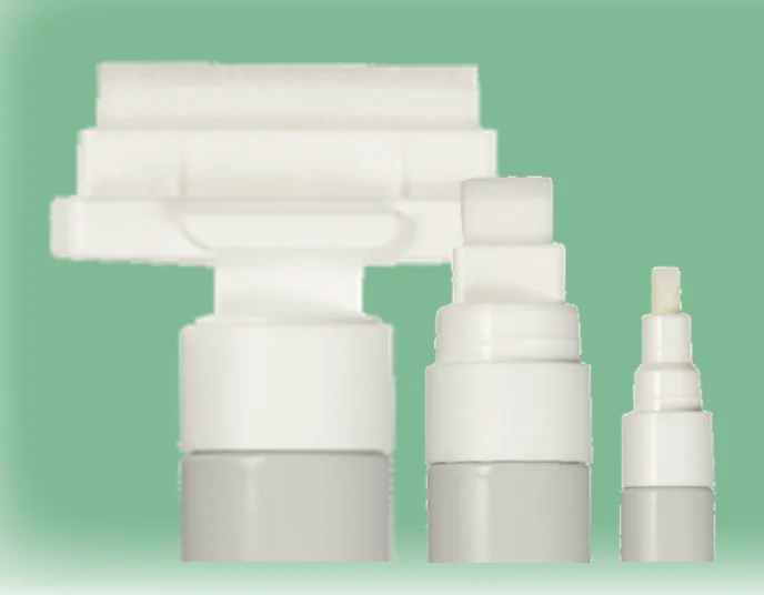 Valve-type empty refillable marker pens for manufacturing painting use