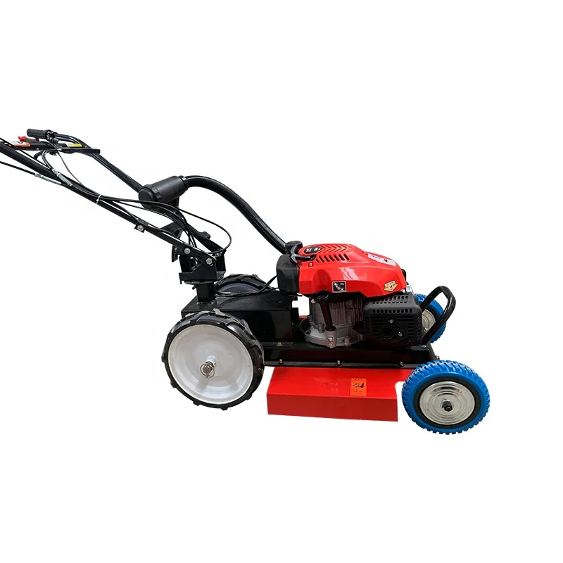 Gasoline Grass Cutting 4 wheels lawn mower