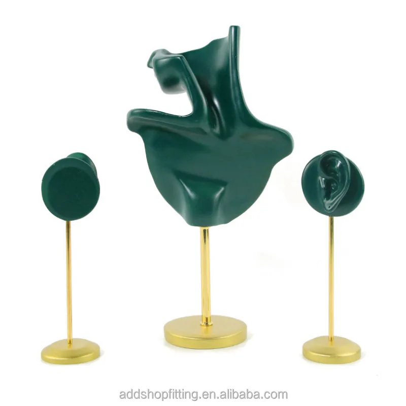 Modern necklace earring jewelry display stand for store