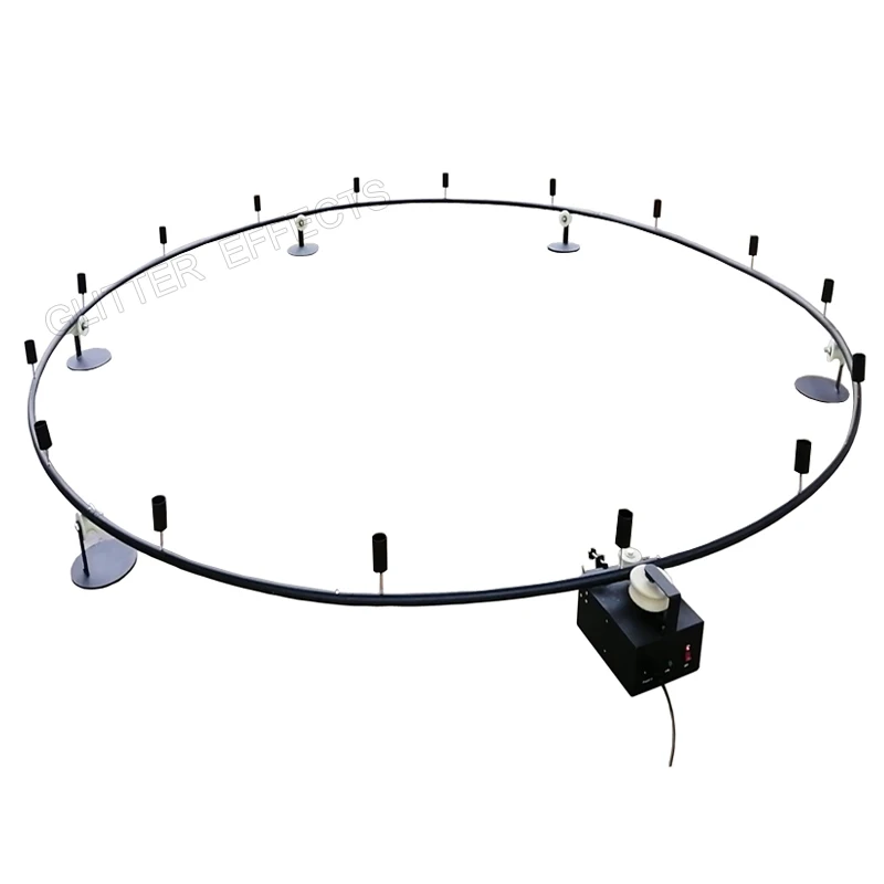 electric waterfall 4m circle fountain machine 360 degree rotate big circle indoor cold pyro fireworks firing system friendly