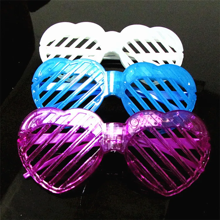 2023 Party glasses Led Glasses Light Up flashing shutter shades Glasses DJ party Decoration for Festive & Party Supplies
