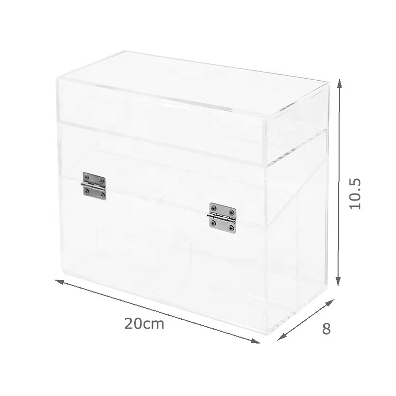 Домашний акриловый прозрачный акриловый Органайзер, коробка для хранения и корзины для дома или офиса