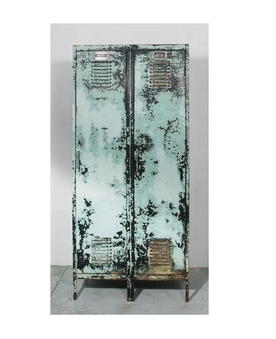 Новый высококачественный винтажный и ретро деревенский классический дизайн металлический стеклянный Восстановленный шкаф для домашнего использования