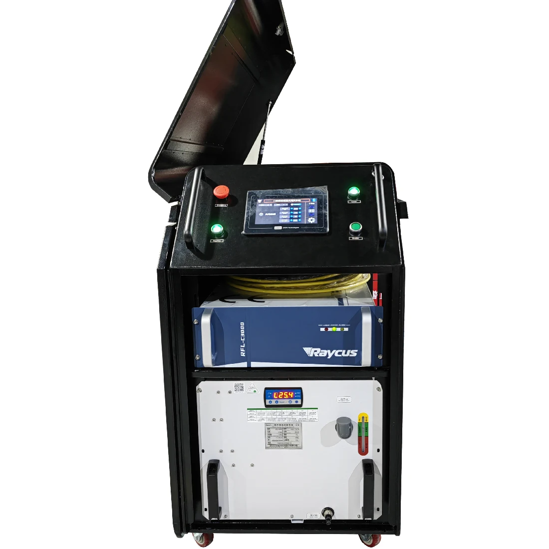 Laser clean oil paint rust CW 1500w 2000w 3000w laser cleaning machine