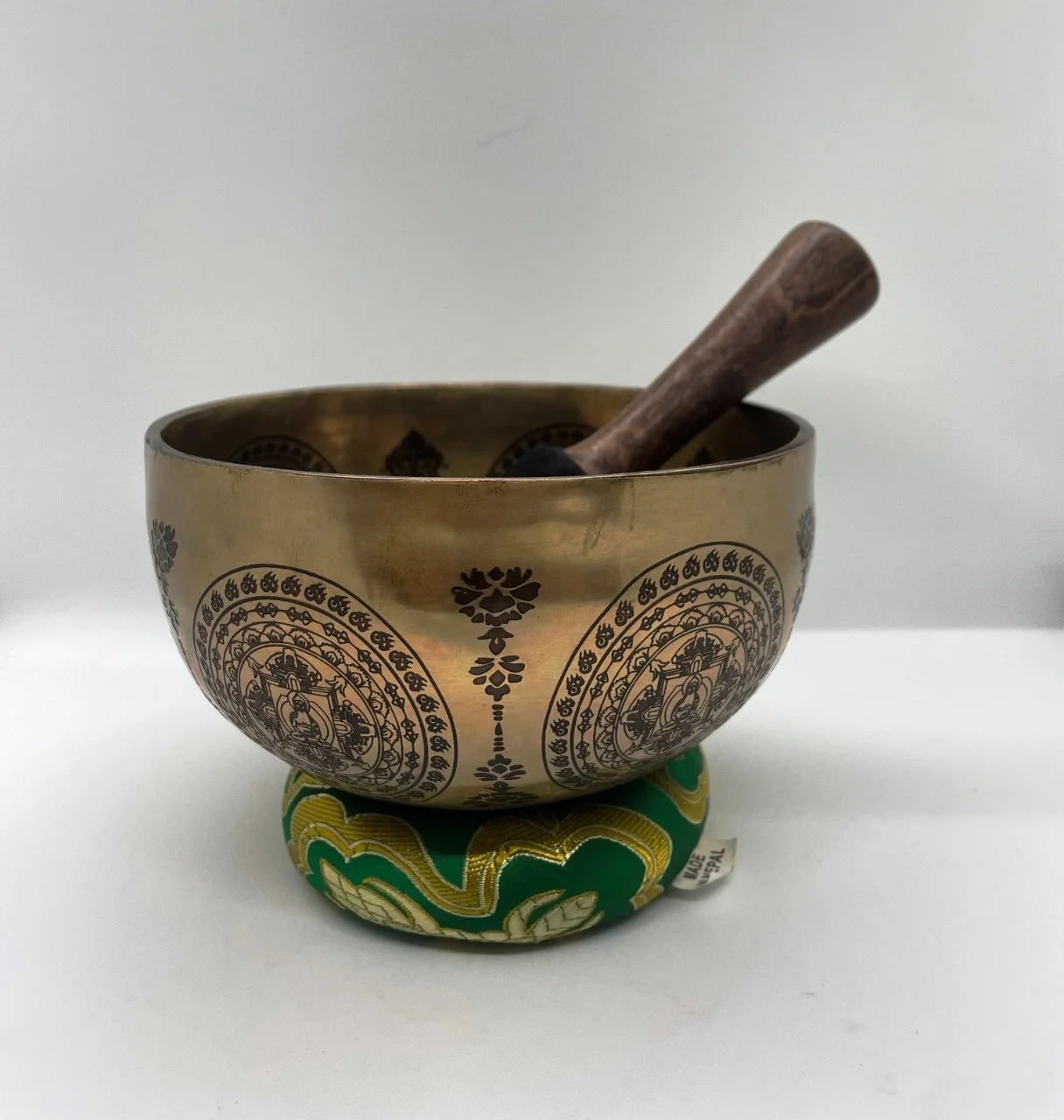 Sound healing bowl bronze 12cm -50cm custom size etching carving full moon singling bowl handmade bronze sound healing bowls