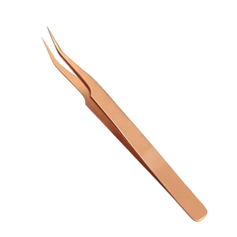 Extension Eyelash  Tweezers Set Volume Eyebrow Private Label Magnetic Stainless Steel and Plastic Individual Lash Tweezer