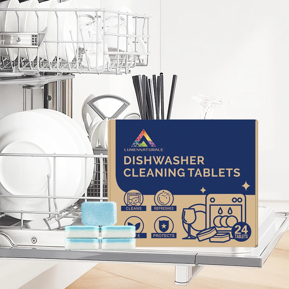 New Innovative Dishwasher Cleaner Versatile Dishwasher Cleaner Tablets Best Clean Up Detergent 20g*35