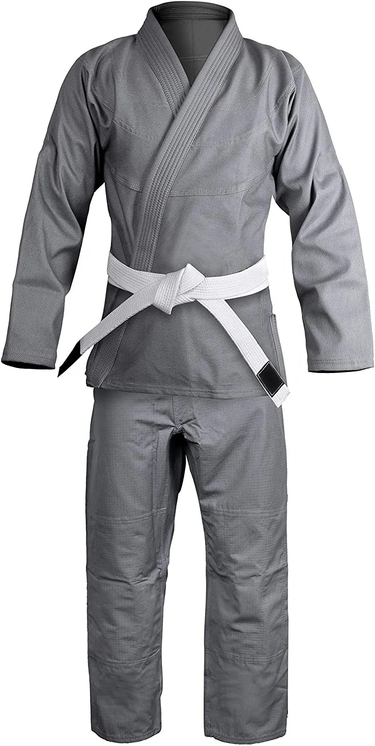 Brazilian Jiu Jitsu Gi for Men & Women Preshrunk Grappling Uniform GIS Ultra Lightweight Kimonos Adult BJJ Gi Free Belt