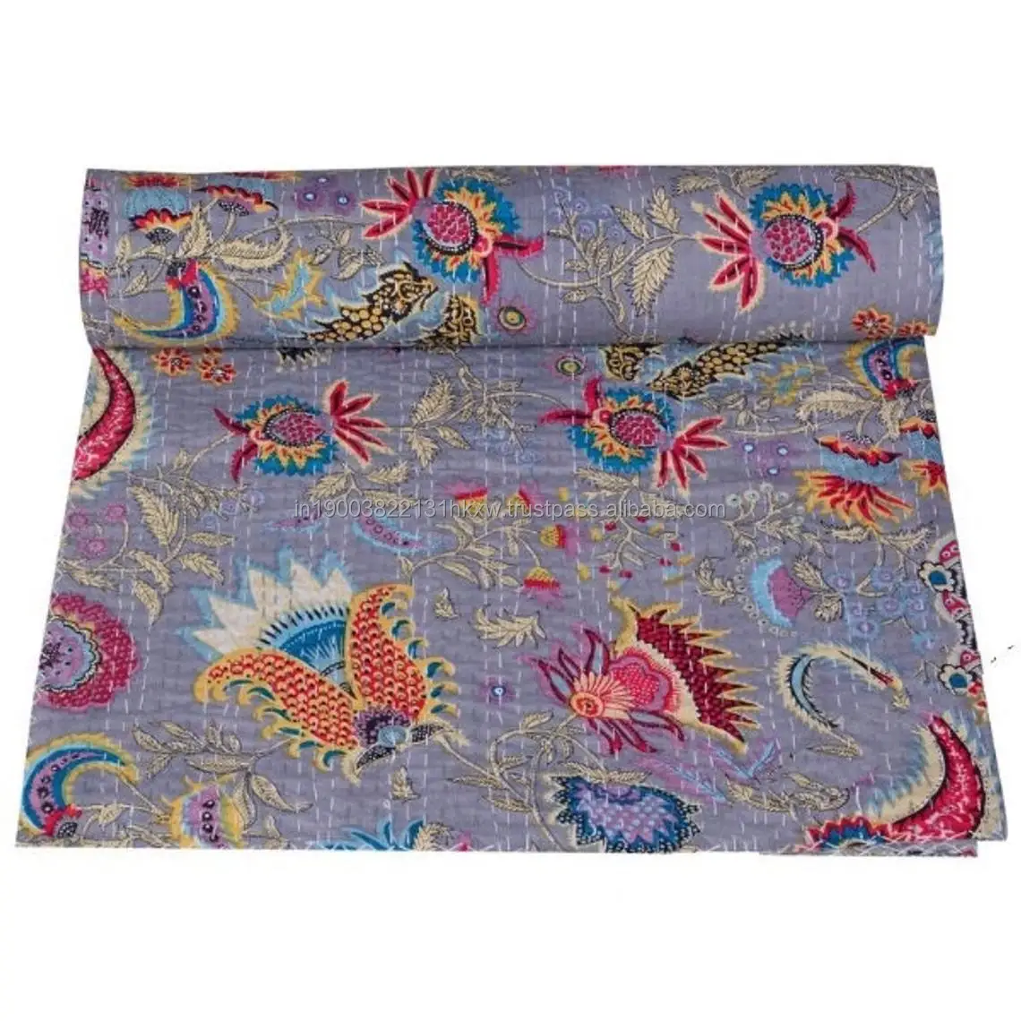 Оптовая продажа одеяло Kantha индийский хиппи домашний декор постельное белье ручной работы покрывало отличный подарок