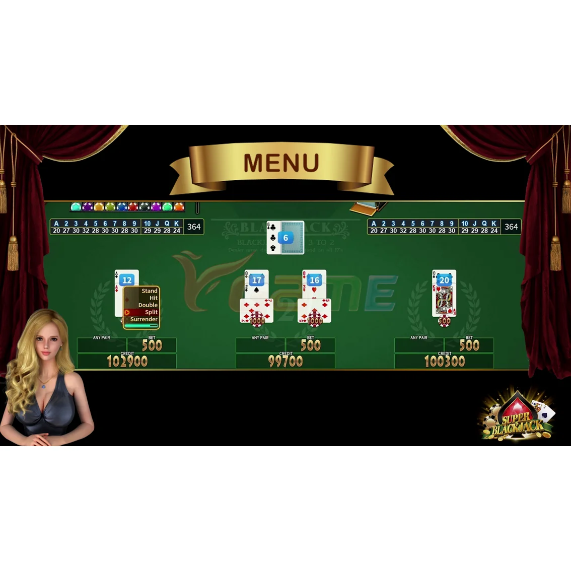 VGAME Game Room Software Game Board Poker Blackjack for Sale