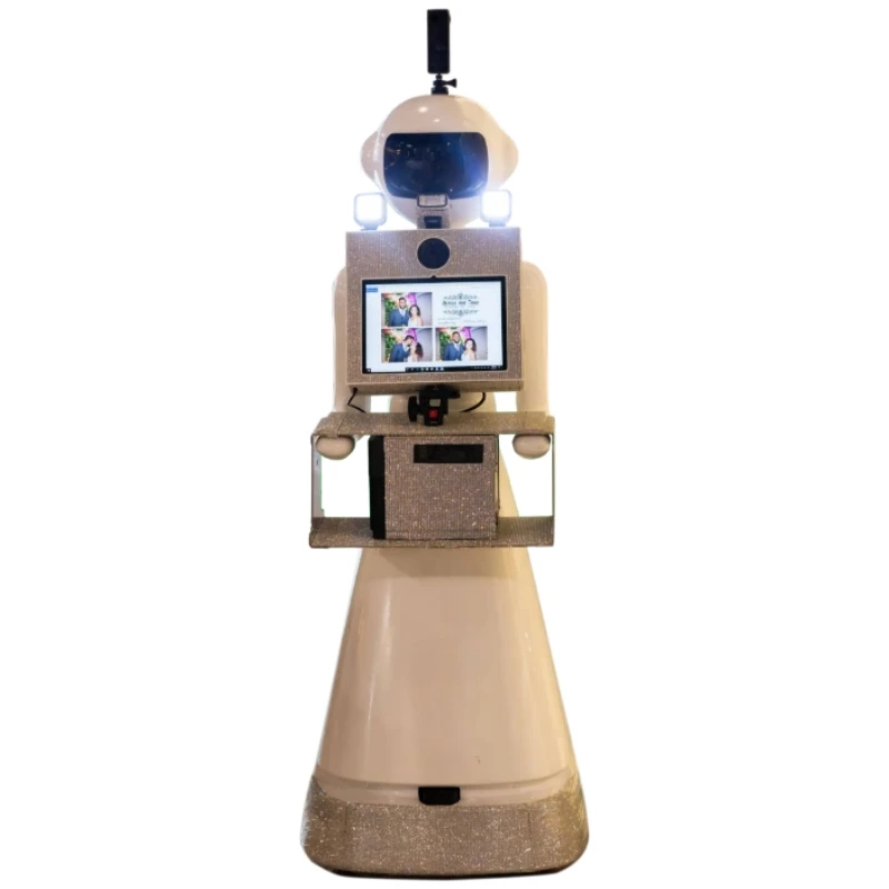 Mi City iPad DSLR photobooth Selfie Magic Mirror Photo Booth Machine Kiosk with Flight Case for Wedding Party photo robotEvents