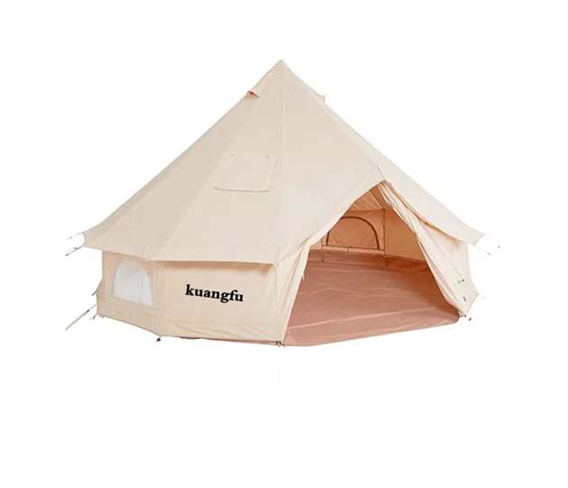 Large Luxury Family Camping Waterproof Tent 3m Cotton Canvas Marquee Party Wedding Tent Glamping Bell Tent