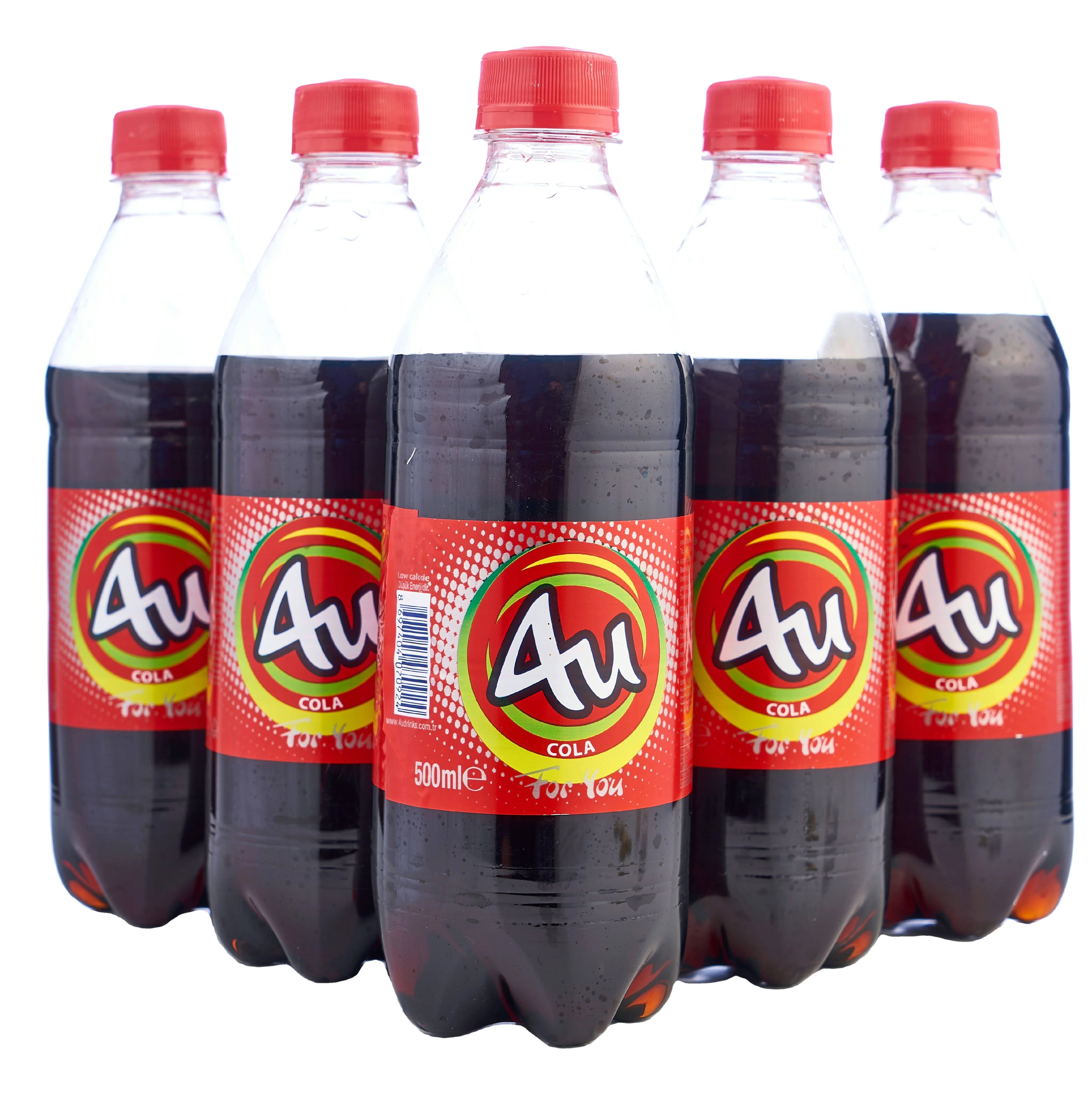 500 мл бутылка для домашних животных 4U Кола газированные безалкогольные напитки без спирта ароматизированный напиток сверкающий напиток