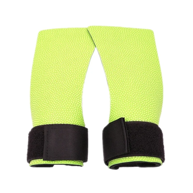 Unisex Gym Gloves Anti-slip Wear-resistant Hypalon Natural Rubber Pulling Grips Handhold Training Weight Lifting