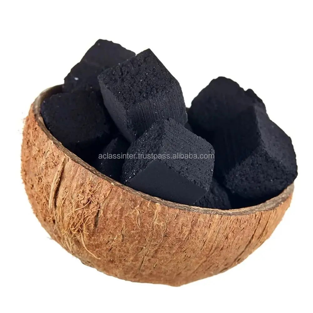 High Quality Sawdust Briquette A Grade  charcoal made from 100% coconut shell premium quality white ash no smoke odorless strong