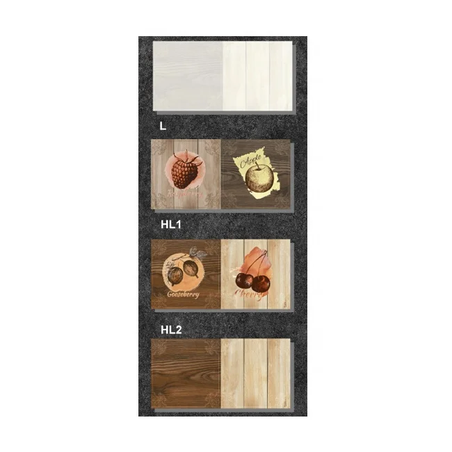 Kitchen interior Ceramic Wall tiles matt finish 30*60 cm brown Decor Dark combination 9 mm thickness 3D effect Made in India