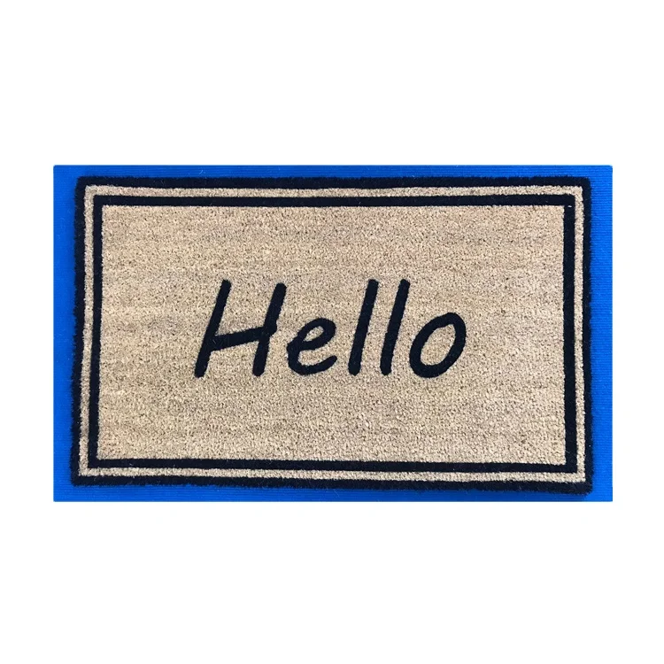 Latest Stock Arrival Best Selling Elegant Modern Design Anti-Slip PVC Mat Shape Door Mats for Home & Commercial Usage
