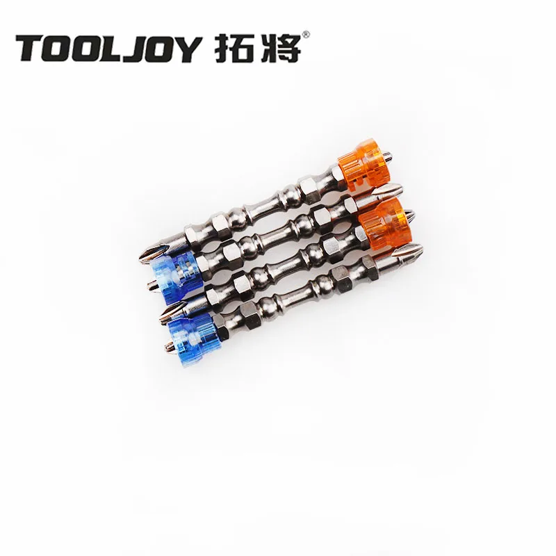 TOOLJOY Factory Hot-selling magnetic ring screwdriver bits in High Quality PH2 Double end Screwdriver Bit for Powerful tools