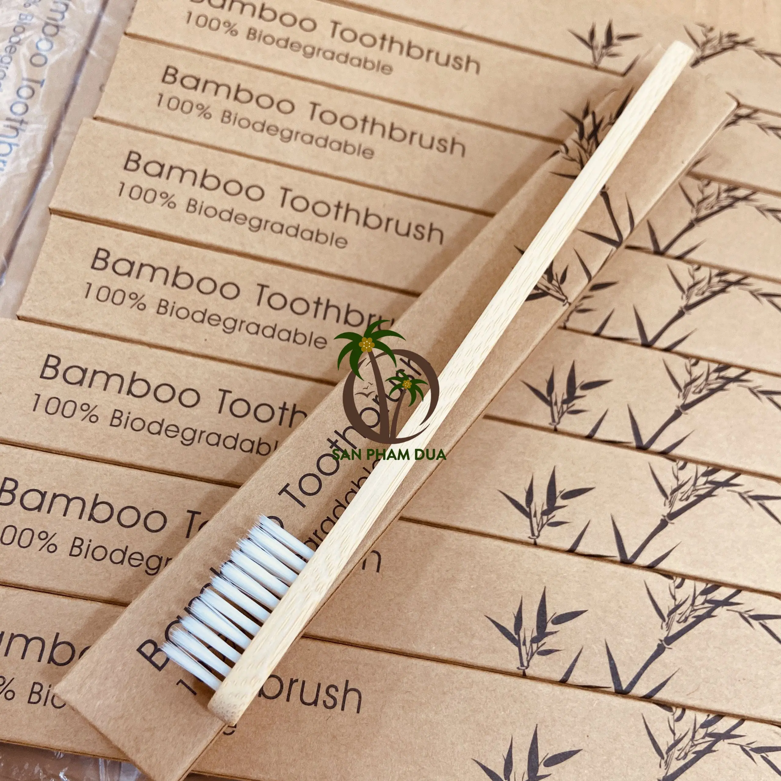 BAMBOO TOOTH BRUSH NATURAL ECO FRIENDLY BAMBOO WOODEN TOOTH BRUSH FROM VIETNAM WHOLESALE TOOTHBRUSH FOR TRAVELLING