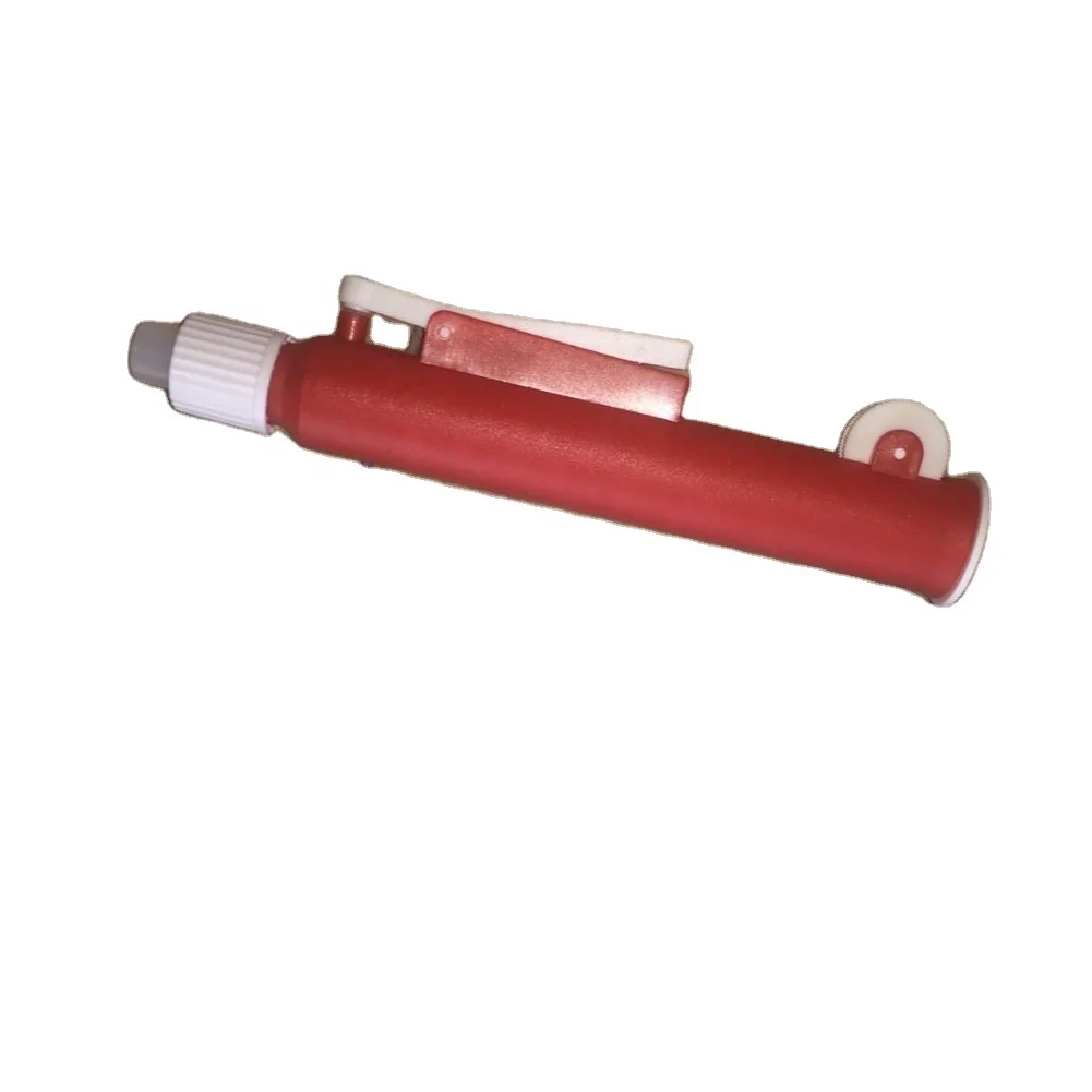 25ml plastic red pipette pump