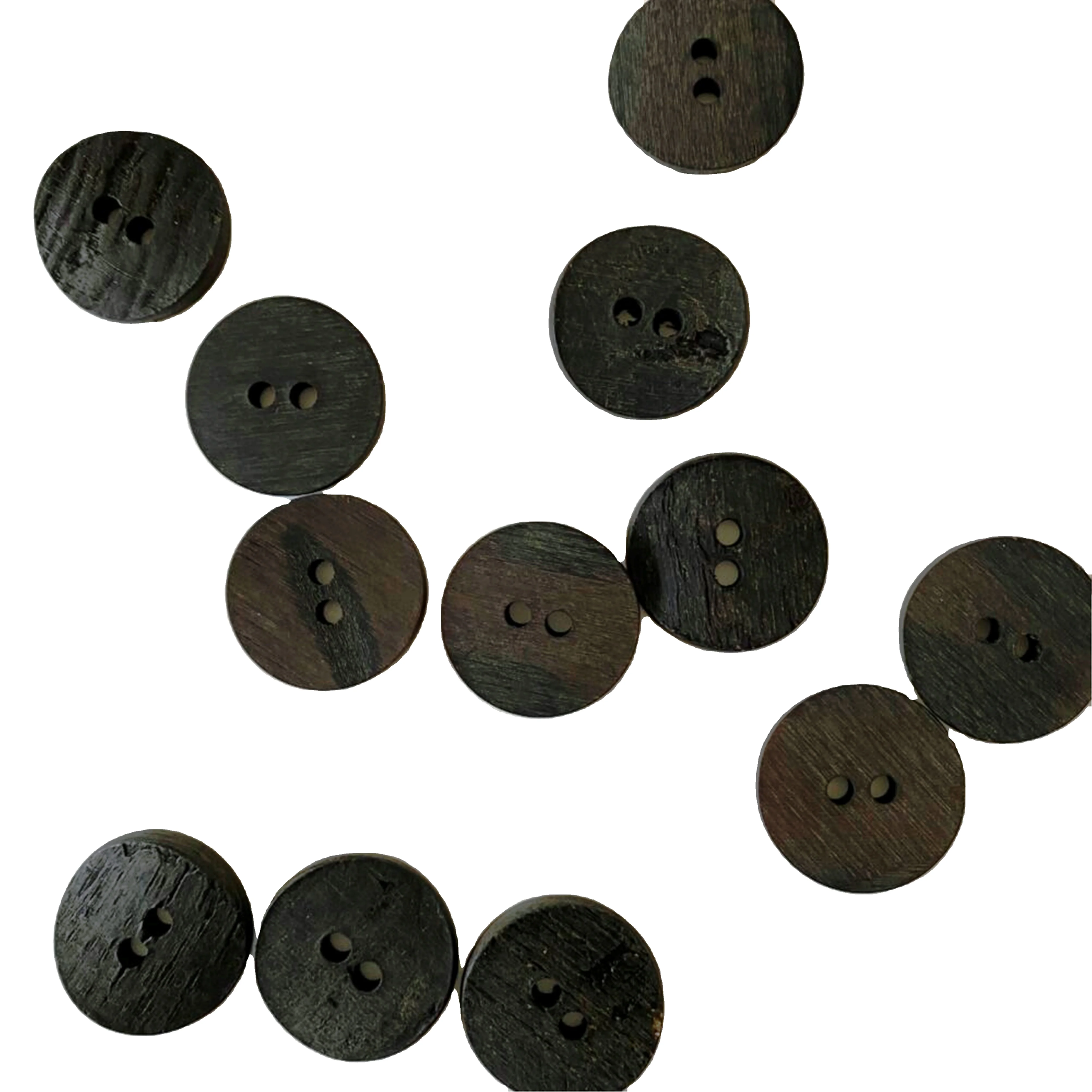 20mm Black Buffalo Horn Buttons Real Horn Buttons Set for Blazers Suits Coats Natural Top Selling Product Top 10 Horn toggles