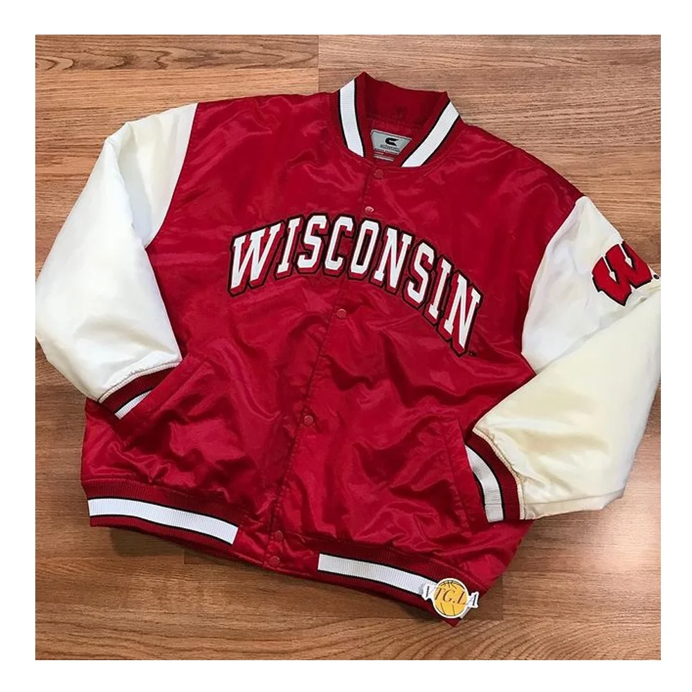 2021 custom men outdoor Letterman satin sports bomber baseball basketball jacket