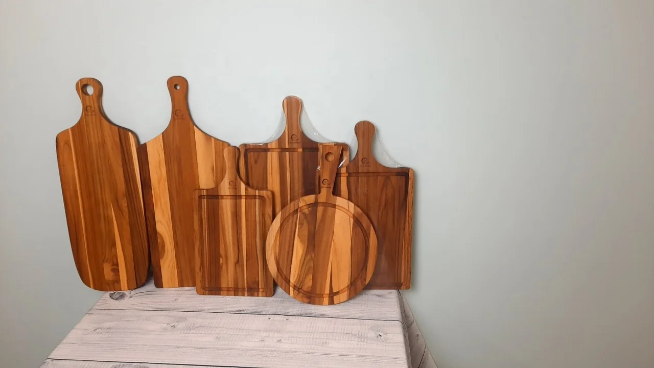  Разделочная доска из тикового дерева лучшего качества оптом Вьетнама