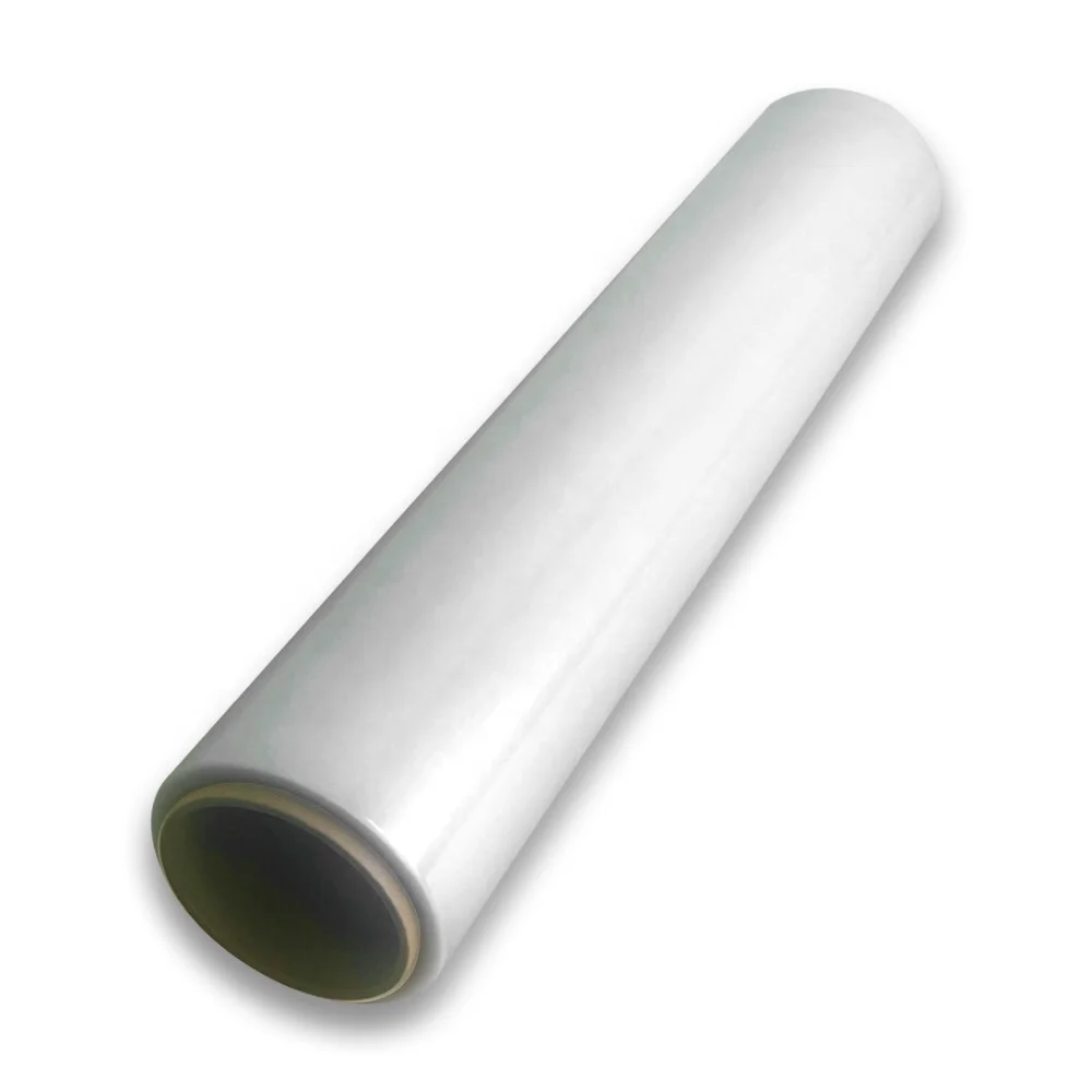 Cheap Hand Stretch Wrap Film Plastic Wrap  Production Rotating Handles Pe Hand Roll Stretch Film