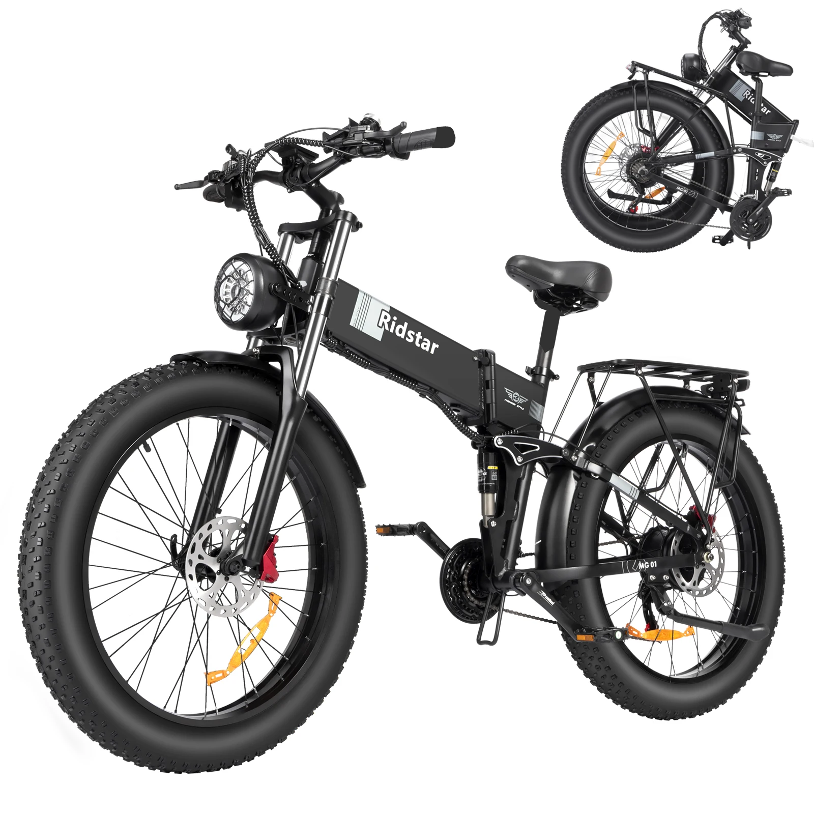 1000W 48V 20Ah Full Suspension Electric Mountain Bike Electric Bike for Reliable and Comfortable Rides