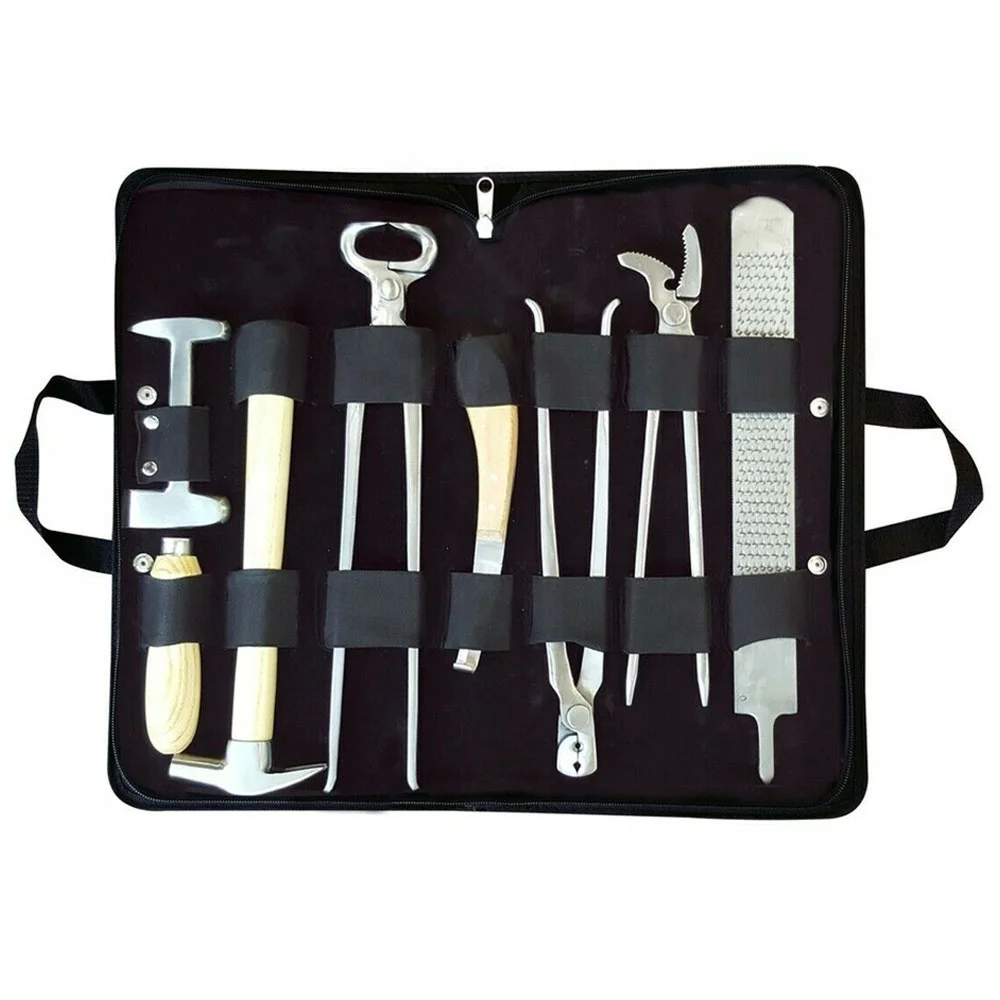 Farrier Tools | Farrier Tools Kit | Horse Farrier Tool Veterinary Stainless Steel Instruments Set Made By Bravo Impex