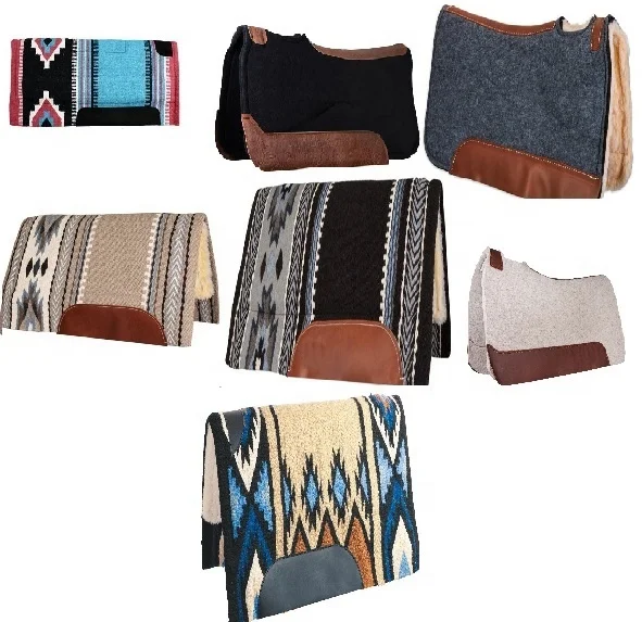 Hot Selling Contour Horse Western Saddle Pad Comfy Western Horse Saddle Pad