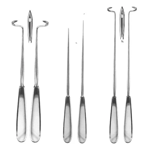 Игла Deschamps 20 см, 8 дюймов, игла Deschamps 27 см, Блант для правой руки, игла Deschamps 28 см, Блант для левой руки