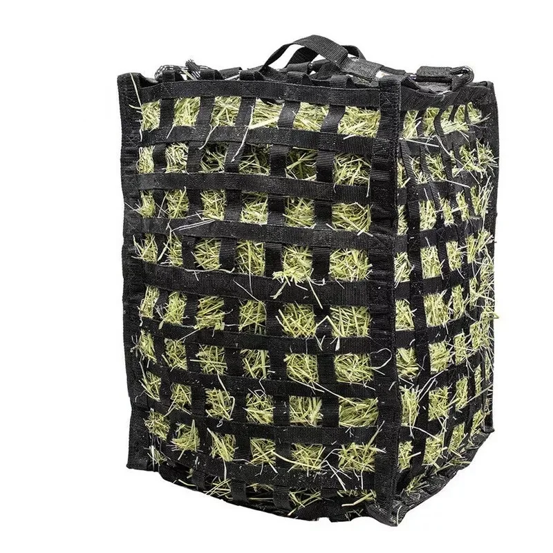 High Quality Cheap Slow Feed Horse Hay Bag Horse Feed Bag with Custom logo